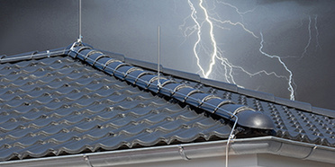 Äußerer Blitzschutz bei Korn Elektroinstallation GmbH in Bindlach/Benk